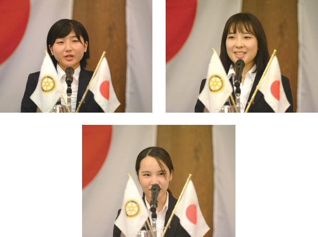 奨学生卓話